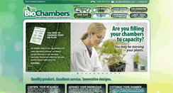 Desktop Screenshot of biochambers.com